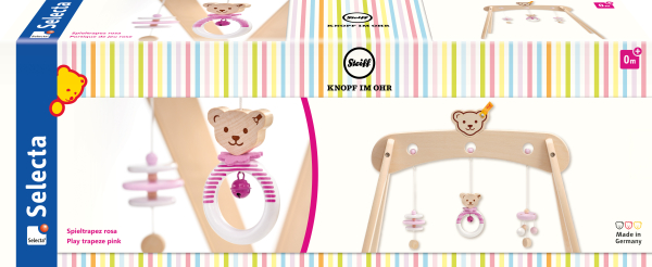 Selecta Steiff Spieltrapez rosa 64306