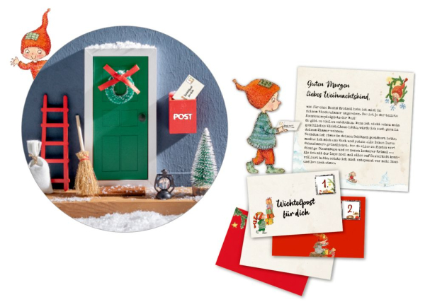 Coppenrath Wichteltür-Adventskalender mit 24 Briefen 772556
