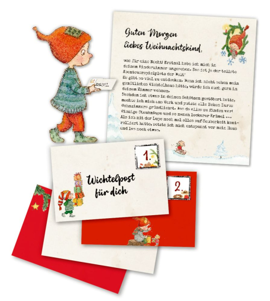 Coppenrath Wichteltür-Adventskalender mit 24 Briefen 772556