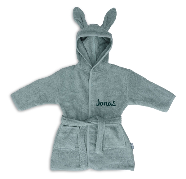 Jollein Bademantel Frottee mit Namen bestickt