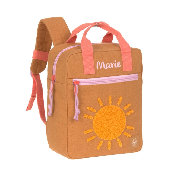 Lässig Rucksack Square Little One & Me mit Namen beschriftet