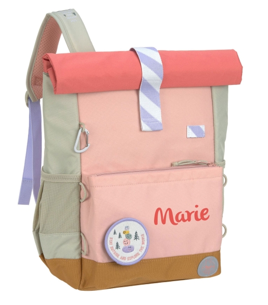Lässig Kindergartenrucksack Rolltop Sunny Explorer mit Personalisierung