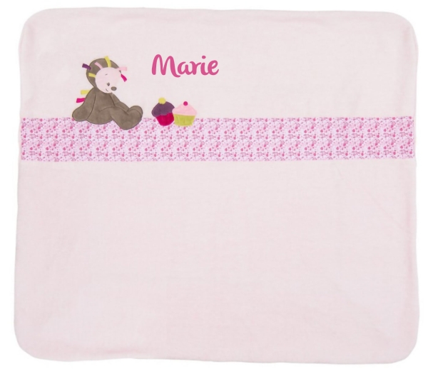 Nattou Wickelauflagenbezug mit Bestickung