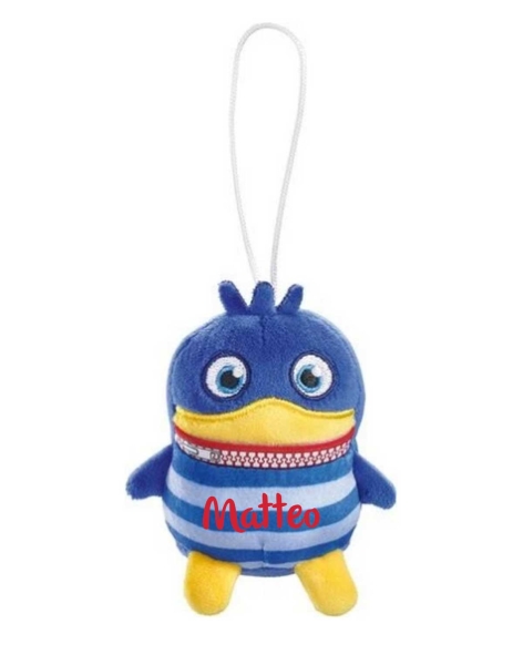 Sorgenfresser-Anhänger mit Namen personalisiert