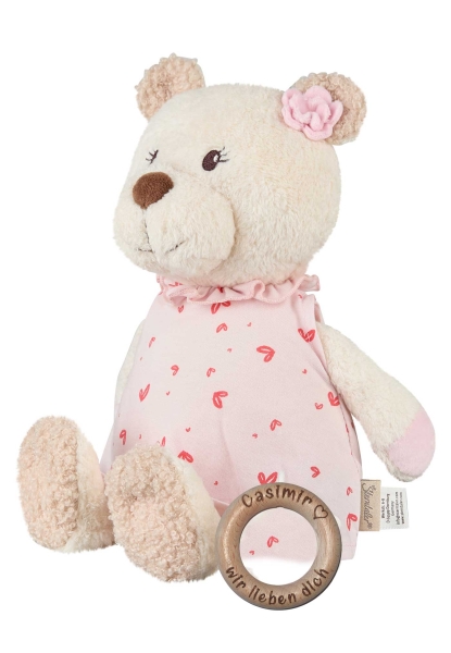 Sterntaler Spieluhr Bär mit personalisiertem Holzring