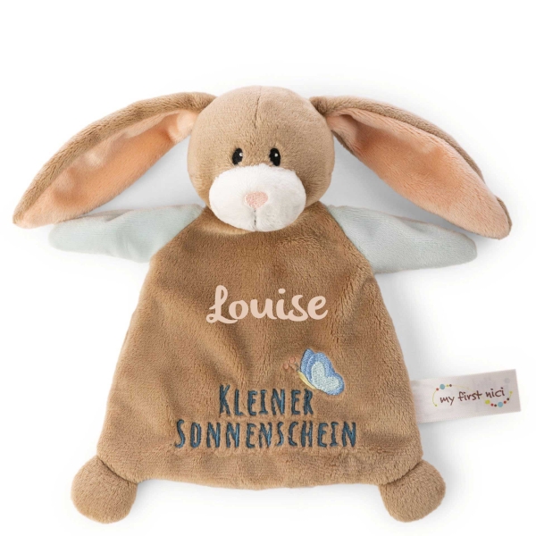 Nici Schmusetuch mit Namen bestickt