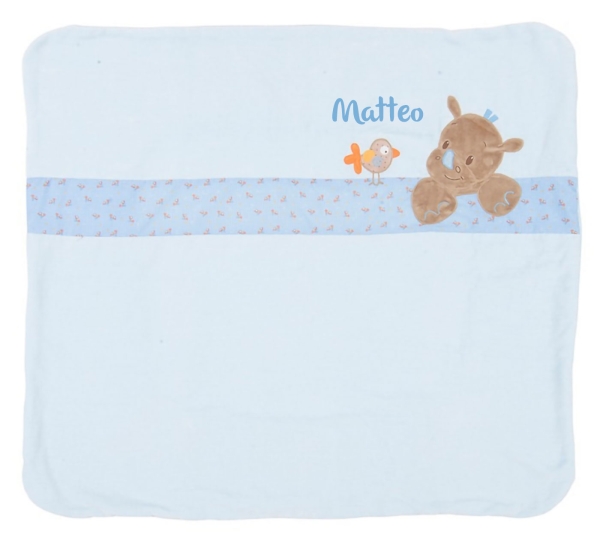 Nattou Wickelauflagenbezug mit Bestickung