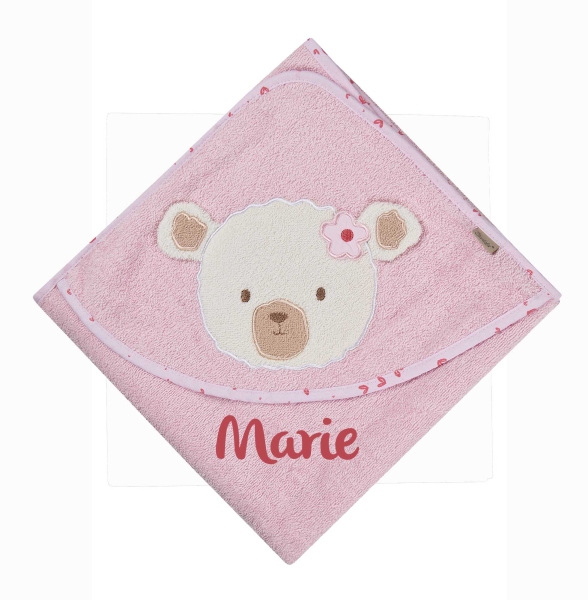 Sterntaler Motiv-Kapuzenbadetuch mit Namen bestickt