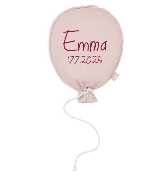 Jollein Ballon  mit Namen personalisiert