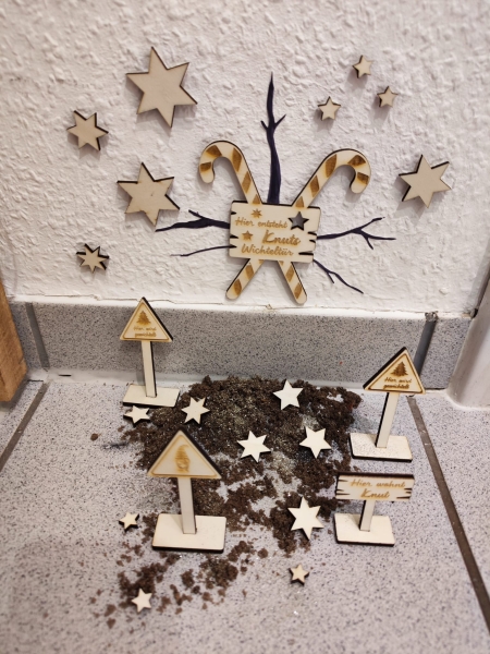 knuddelwichtel Weihnachtswichtel Baustelle