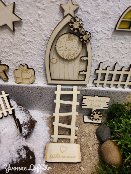 knuddelwichtel Wichteltür mit Namen Komplettpaket